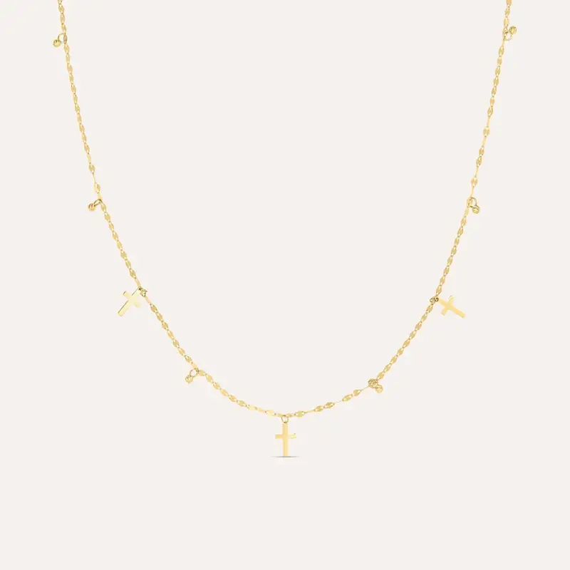 Collana Rosario Holy Oro Giallo