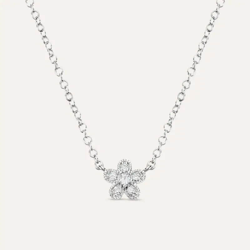 Collana Silver Baby Argento Rodiato Cubic Zirconia