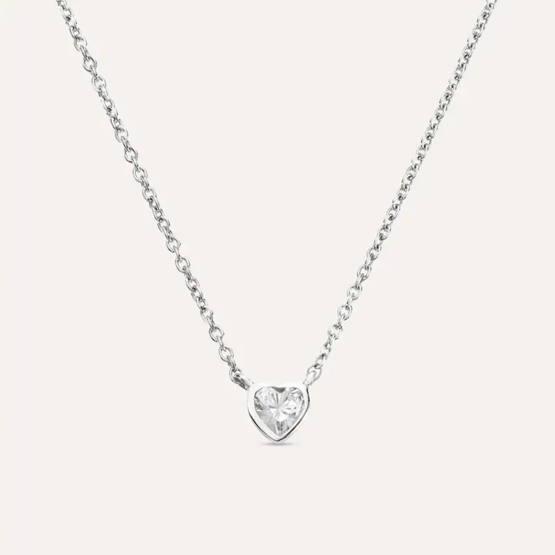 Collana Silver Baby Argento Rodiato Cubic Zirconia