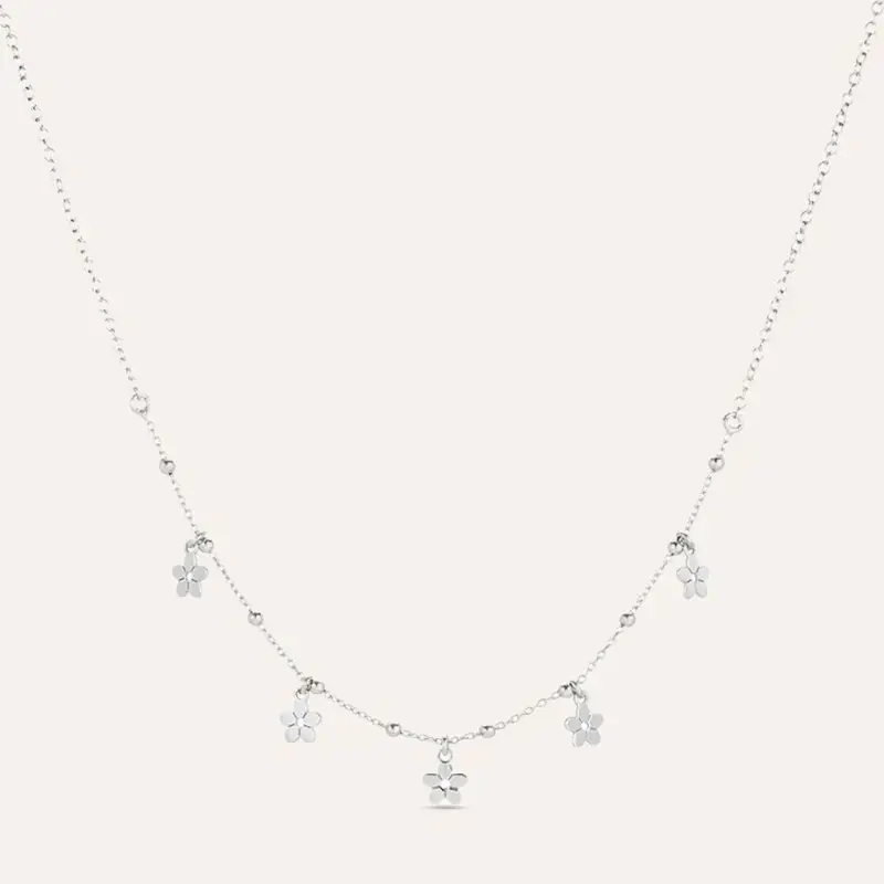 Collana Silver Collection Argento Rodiato