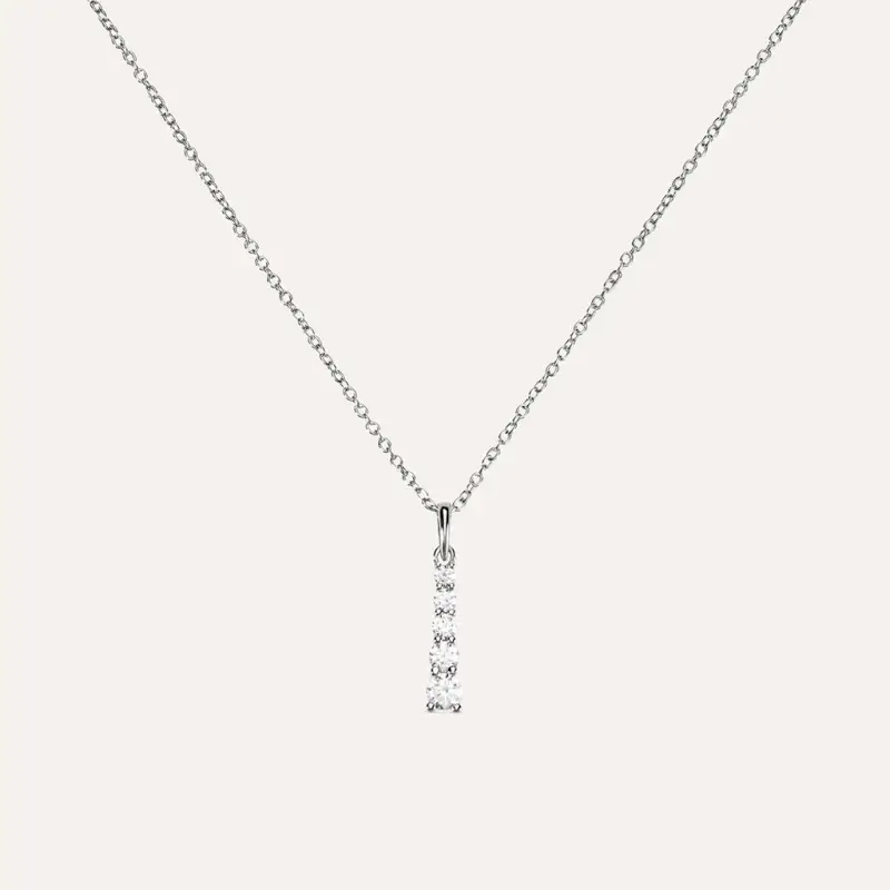 Collana Silver Elegance Argento Rodiato Cubic Zirconia