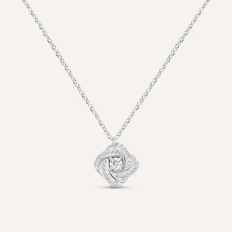 Collana Silver Elegance Argento Rodiato Cubic Zirconia
