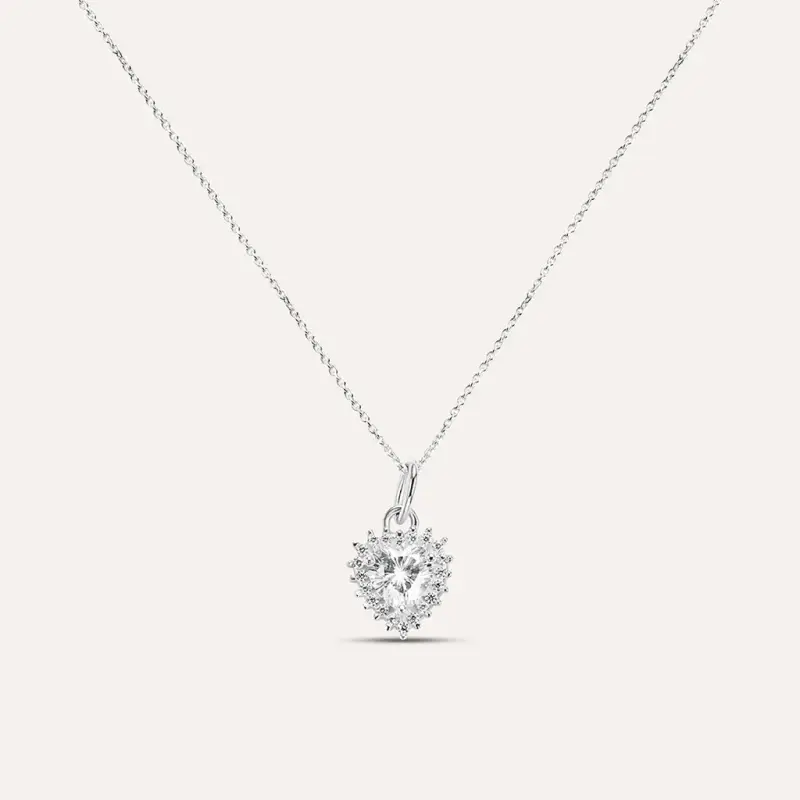 Collana Silver Elegance Argento Rodiato Cubic Zirconia