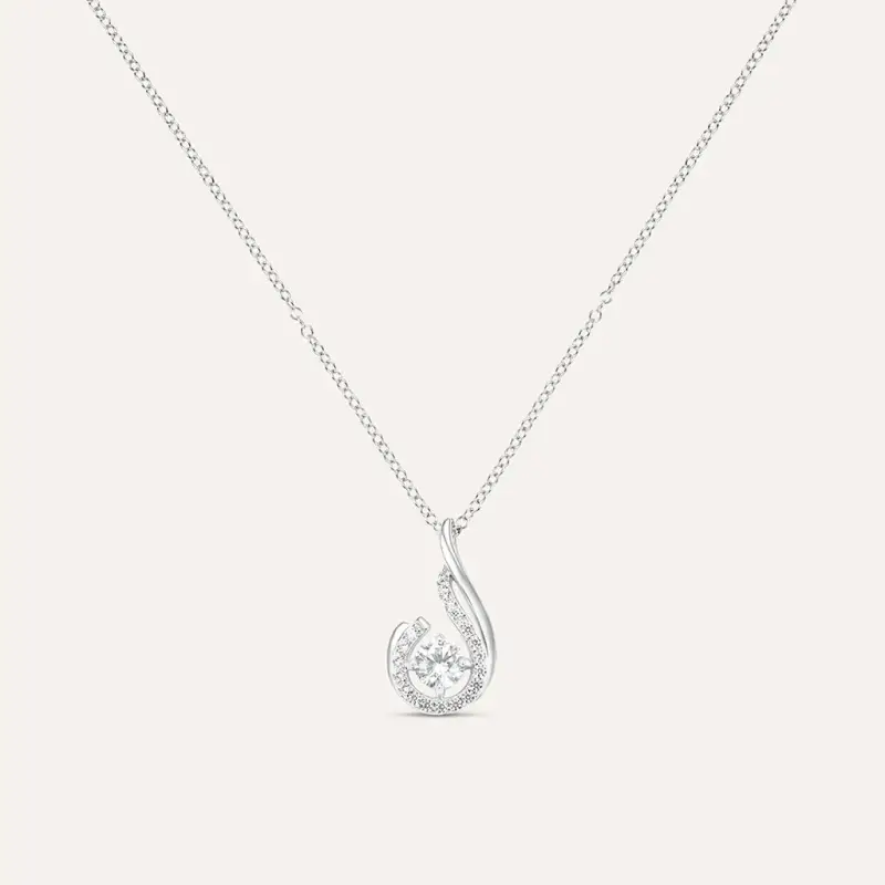 Collana Silver Elegance Argento Rodiato Cubic Zirconia