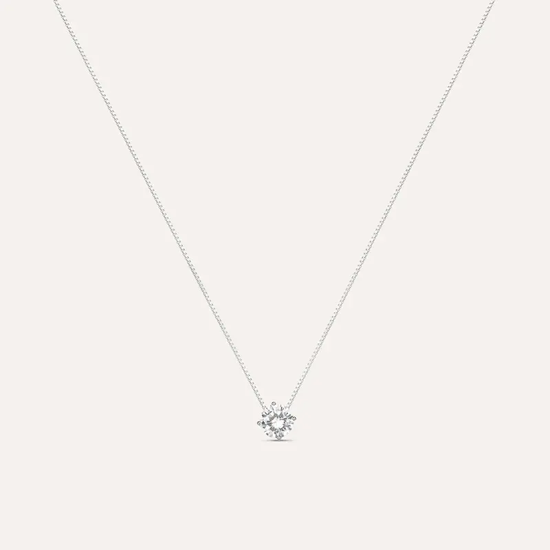 Collana Silver Elegance Argento Rodiato Cubic Zirconia