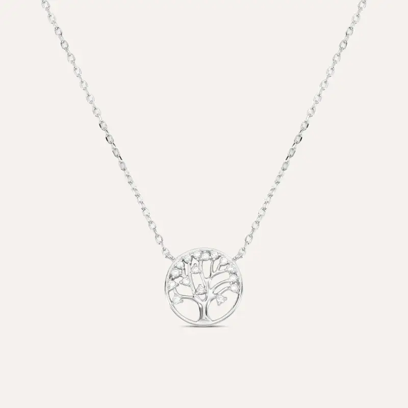 Collana Silver Moments Argento Rodiato Cubic Zirconia