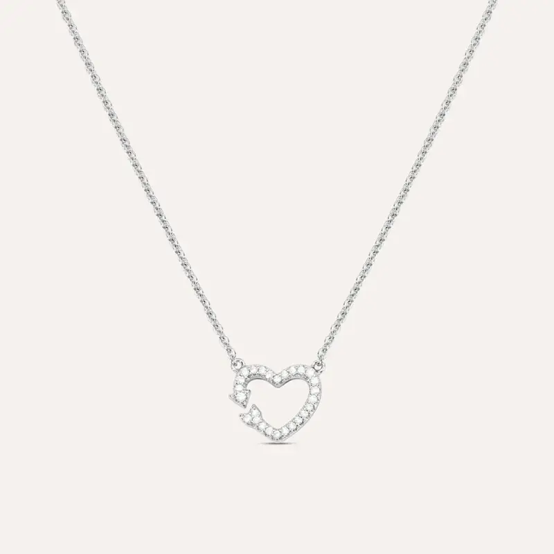 Collana Silver Moments Argento Rodiato Cubic Zirconia