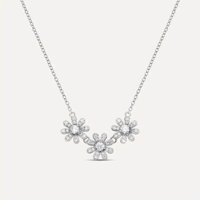 Collana Silver Moments Argento Rodiato Cubic Zirconia