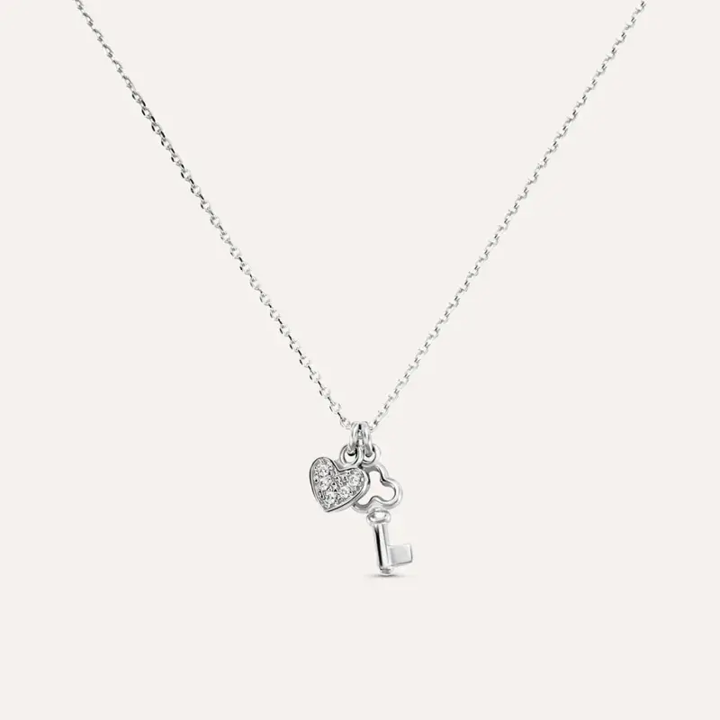 Collana Silver Moments Argento Rodiato Cubic Zirconia