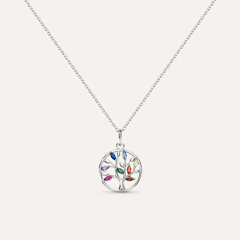 Collana Silver Moments Argento Rodiato Cubic Zirconia