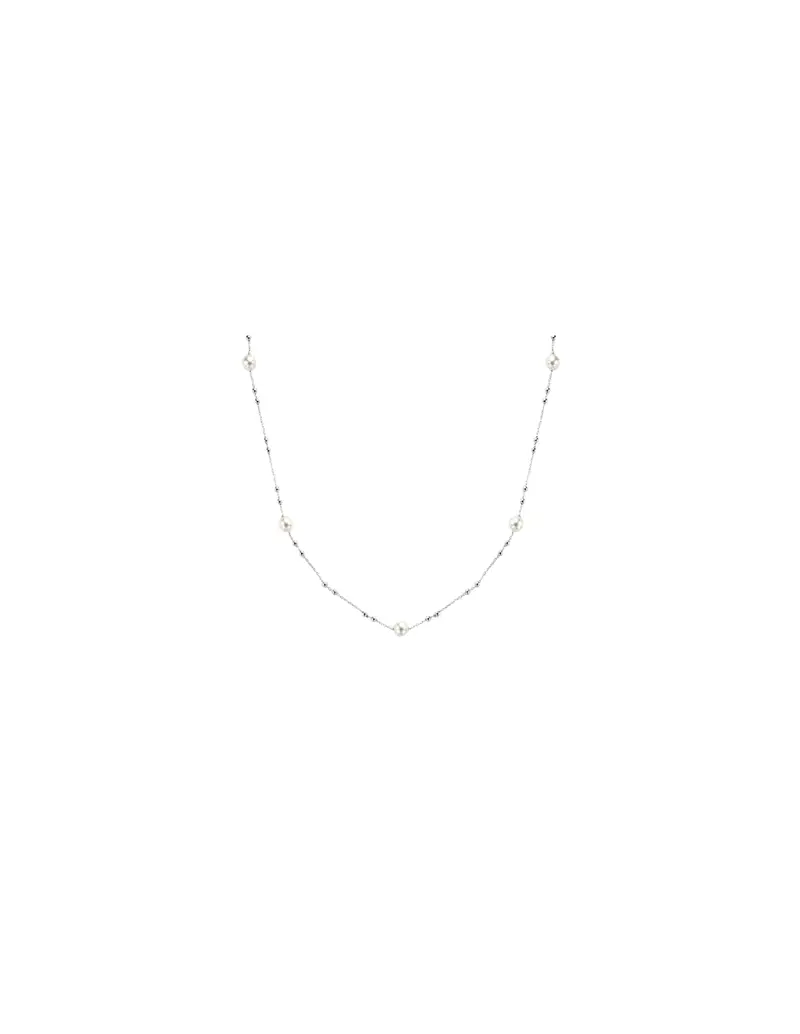 Collana Silver Pearls Argento Rodiato Perla sintentica 1615975