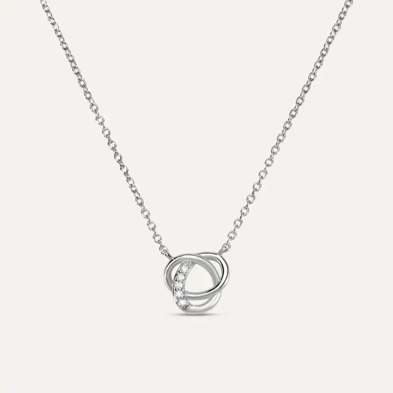 Collana Silver Shine Argento Rodiato Cubic Zirconia