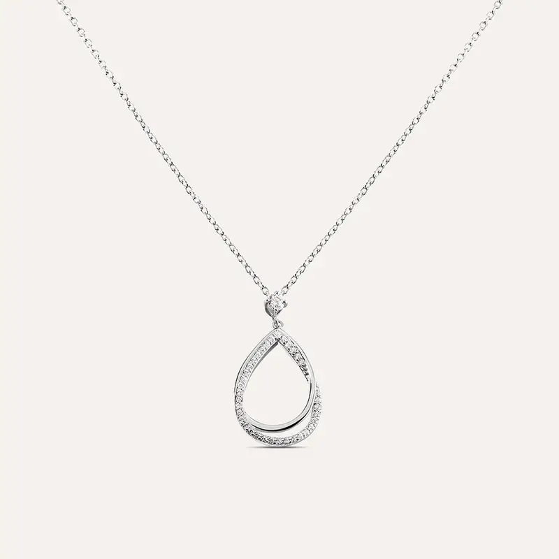 Collana Silver Shine Argento Rodiato Cubic Zirconia