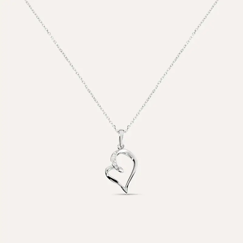 Collana Silver Shine Argento Rodiato Cubic Zirconia