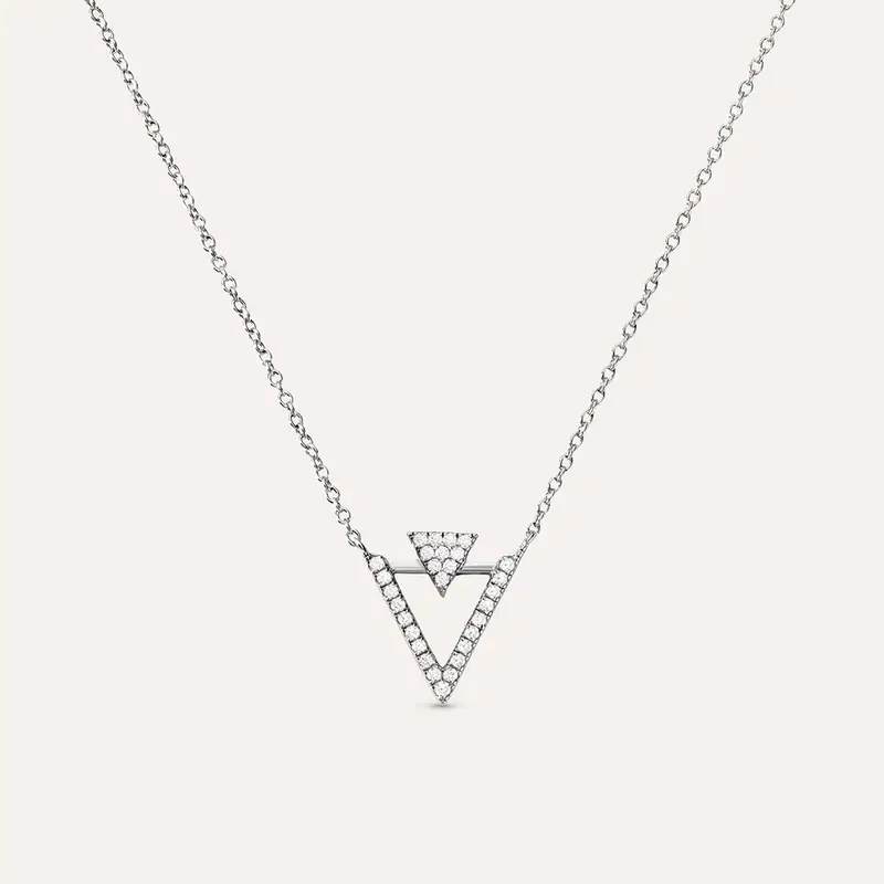 Collana Silver Shine Argento Rodiato Cubic Zirconia