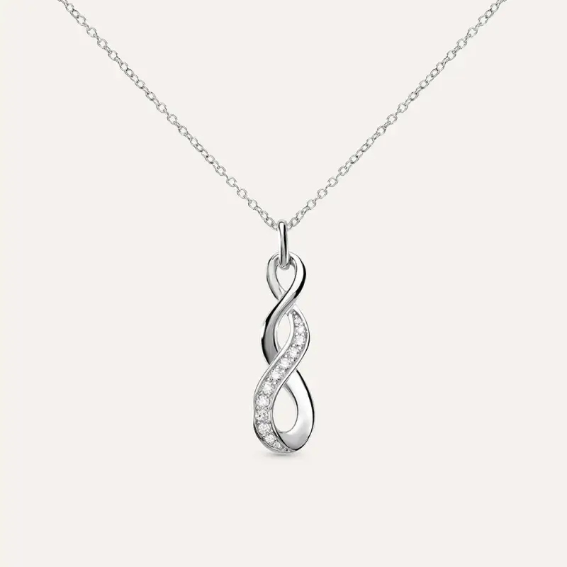 Collana Silver Shine Argento Rodiato Cubic Zirconia