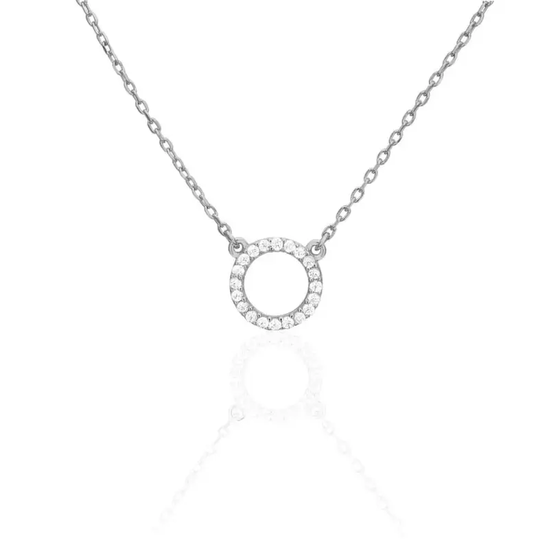 Collana Silver Shine Argento Rodiato Cubic Zirconia