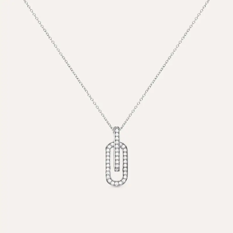 Collana Silver Shine Argento Rodiato Cubic Zirconia