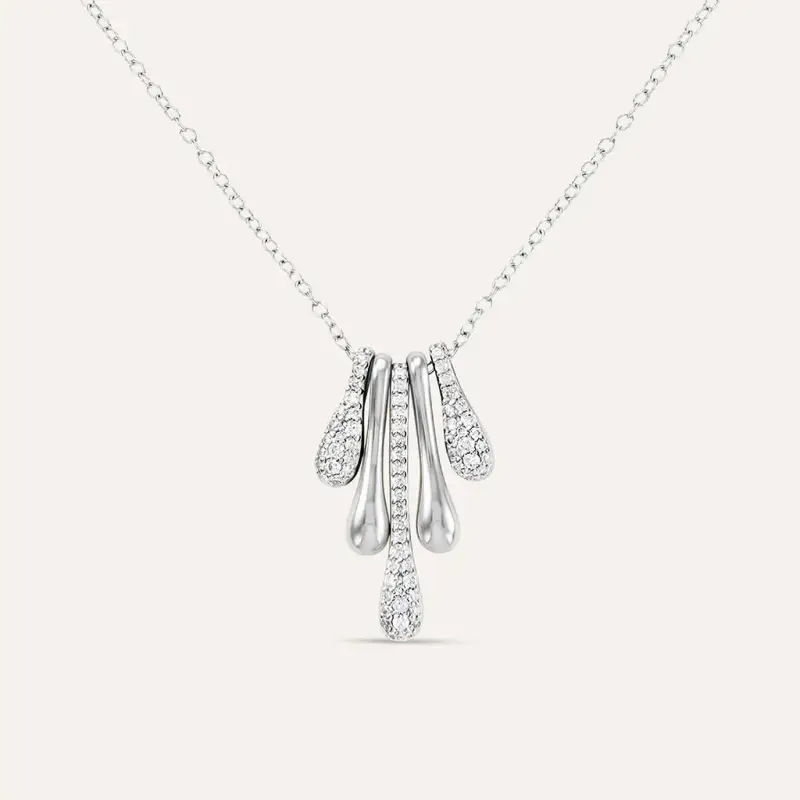 Collana Silver Shine Argento Rodiato Cubic Zirconia