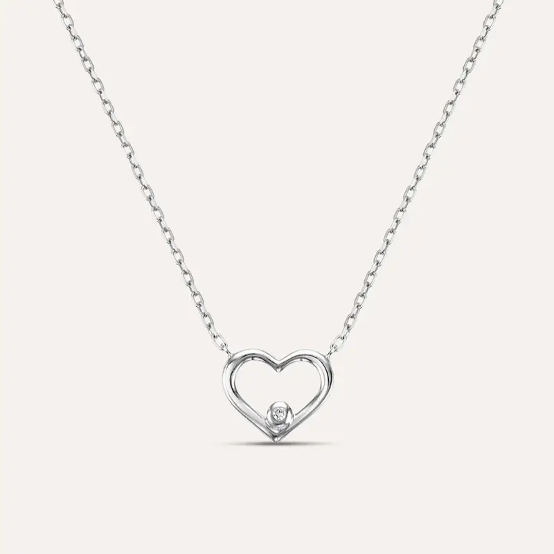 Collana Sophia Oro Bianco Diamante