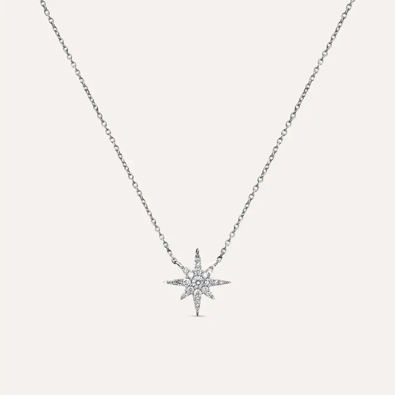 Collana Sophia Oro Bianco Diamante