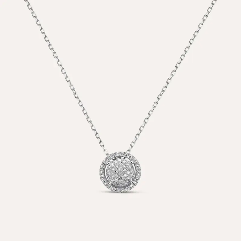 Collana Sophia Oro Bianco Diamante