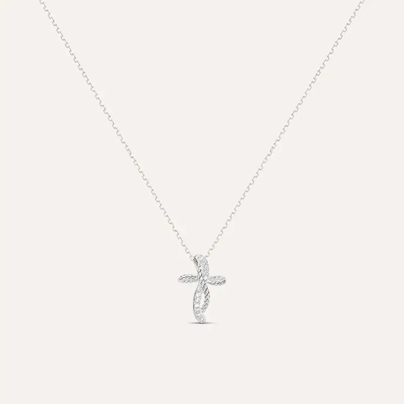 Collana Sophia Oro Bianco Diamante