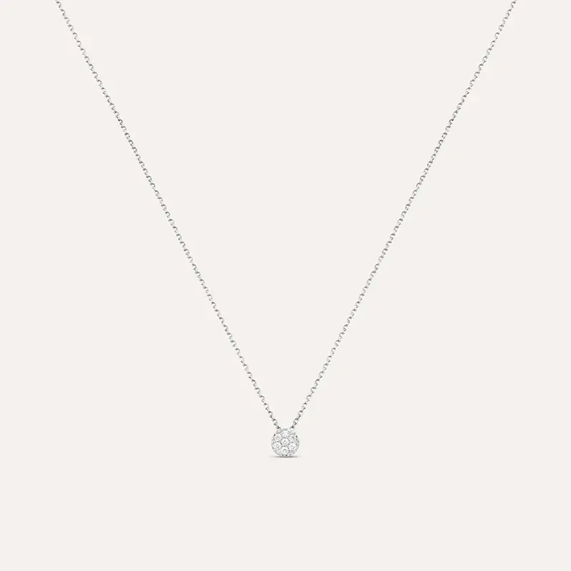 Collana Sophia Oro Bianco Diamante