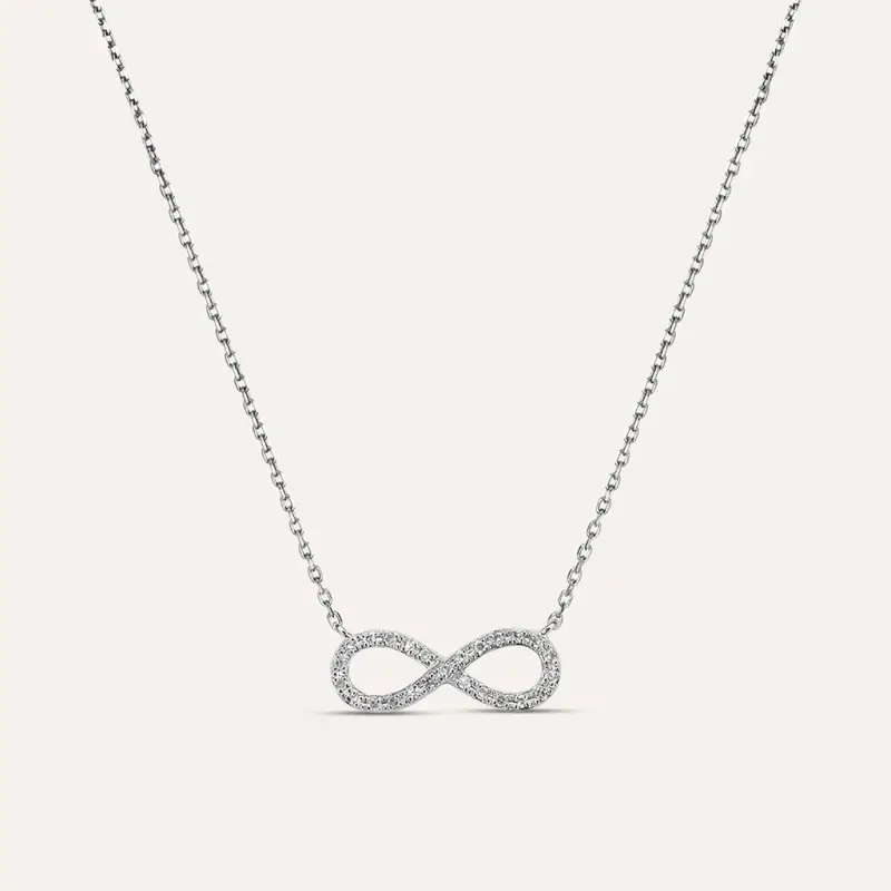 Collana Sophia Oro Bianco Diamante