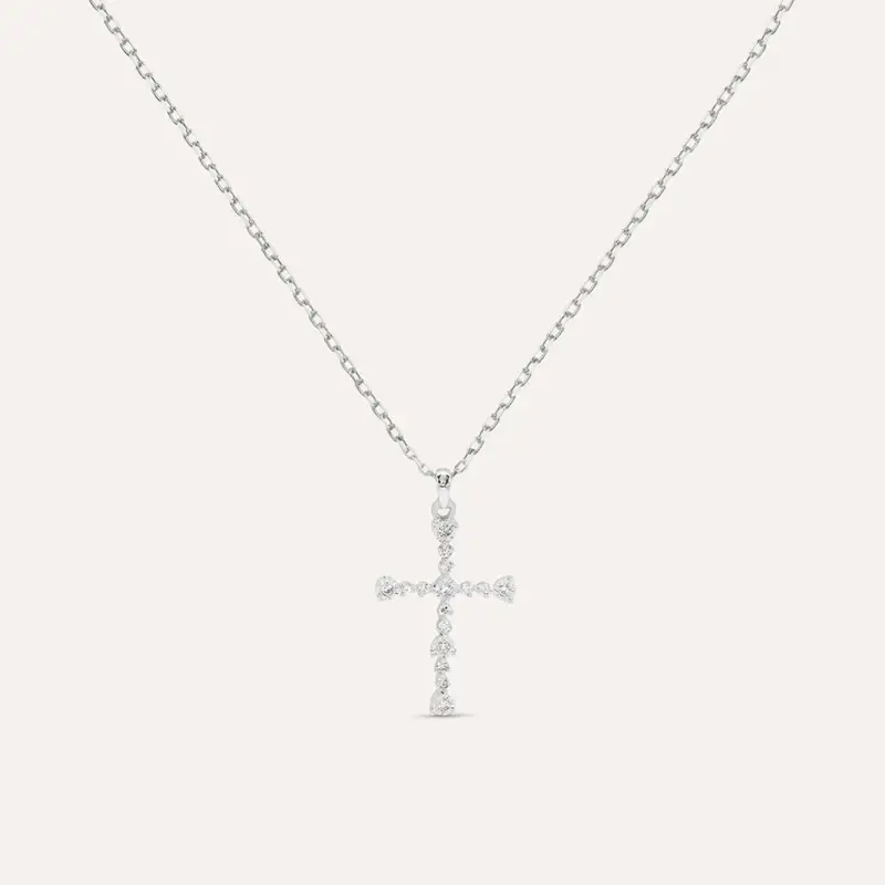 Collana Sophia Oro Bianco Diamante