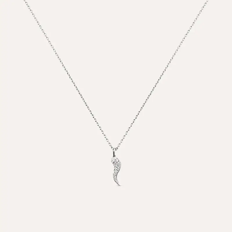 Collana Sophia Oro Bianco Diamante