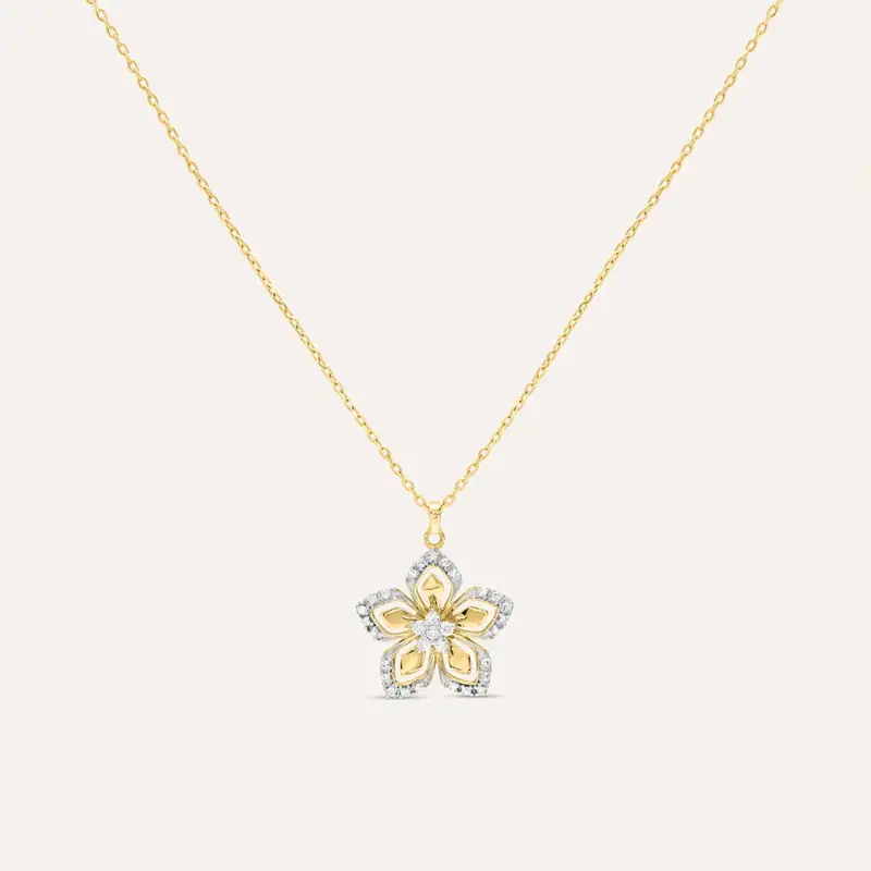 Collana Sophia Oro Giallo Diamante