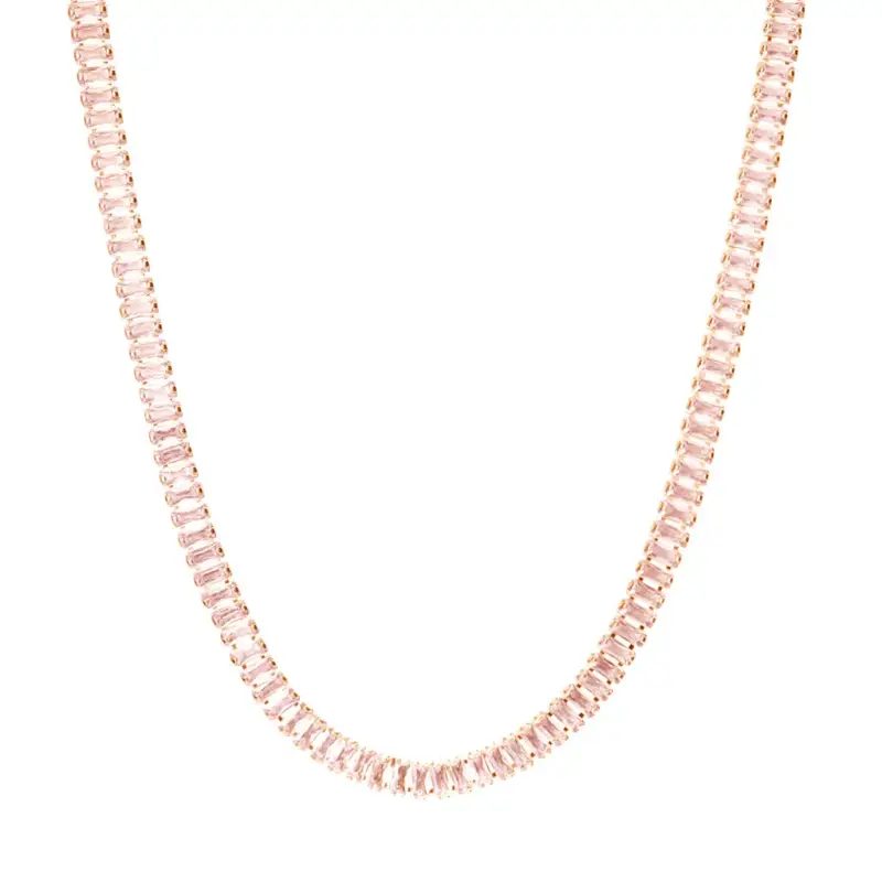 Collana Tennis Romantic Shine Metallo Cristallo