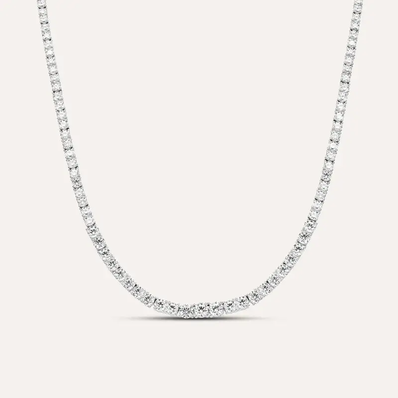 Collana Tennis Silver Elegance Argento Rodiato Cubic Zirconia