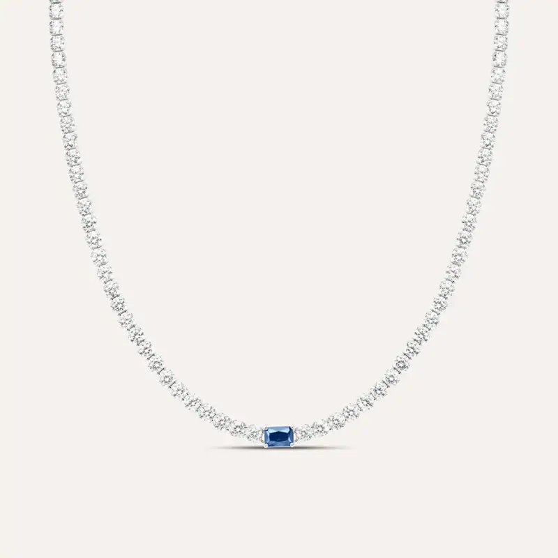 Collana Tennis Silver Elegance Argento Rodiato Cubic Zirconia