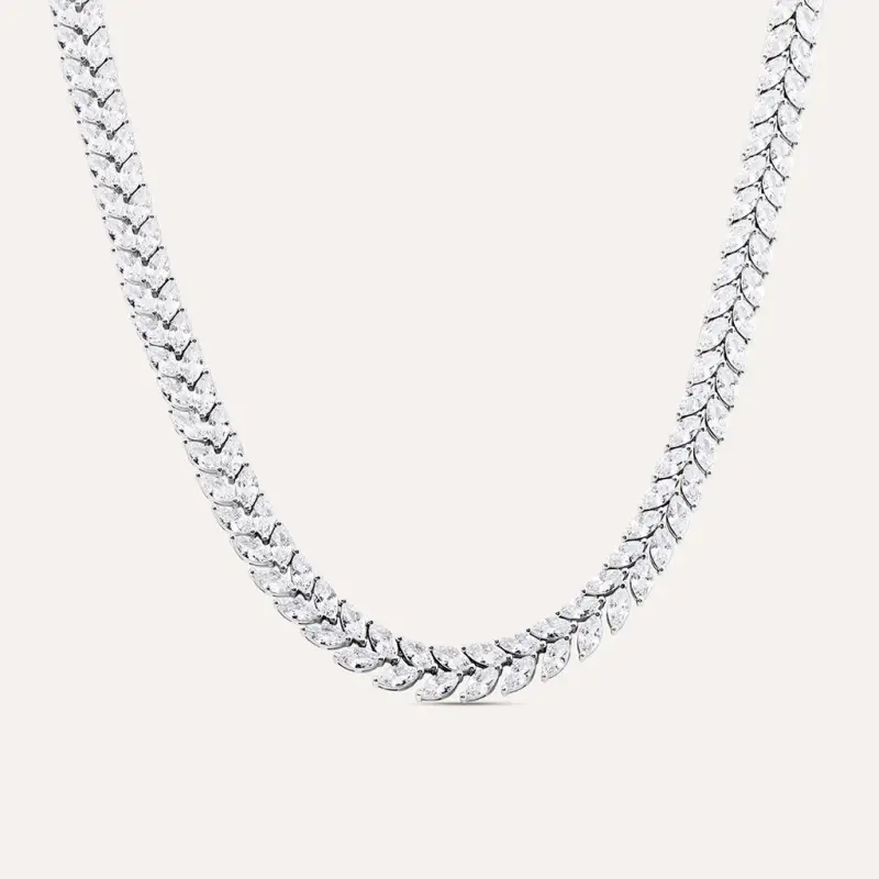 Collana Tennis Silver Elegance Argento Rodiato Cubic Zirconia