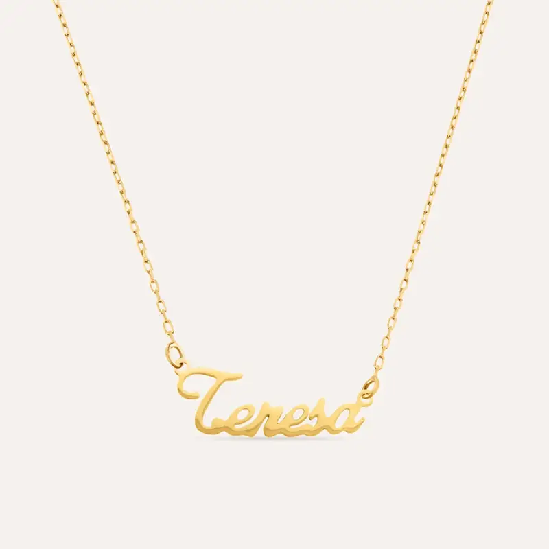 Collana Teresa Gold Names Oro Giallo