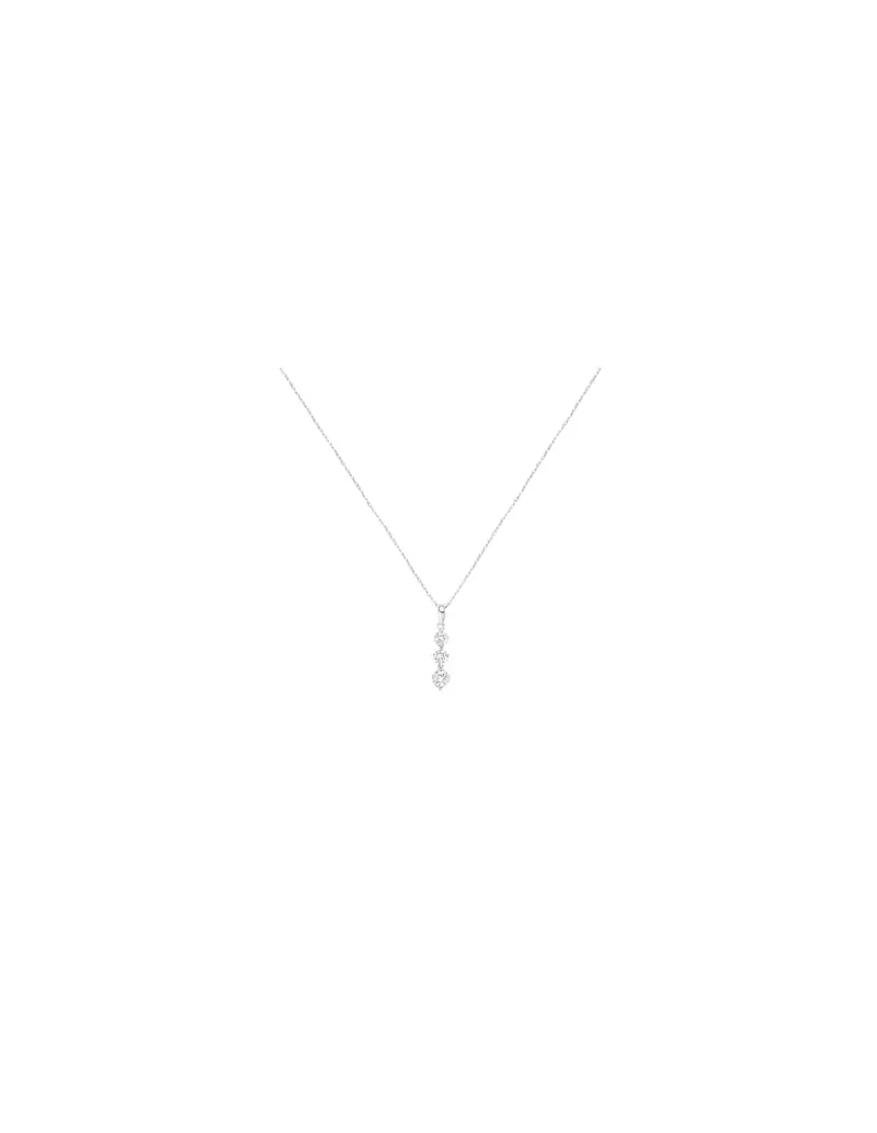 Collana Trilogy Silver Elegance Argento Rodiato Cubic Zirconia 1514024