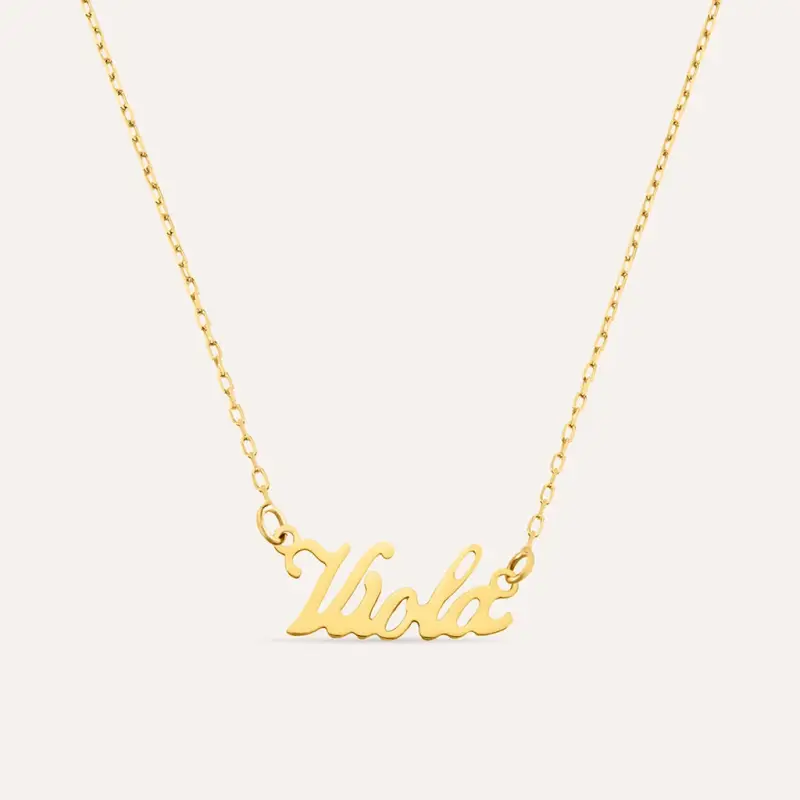 Collana Viola Gold Names Oro Giallo