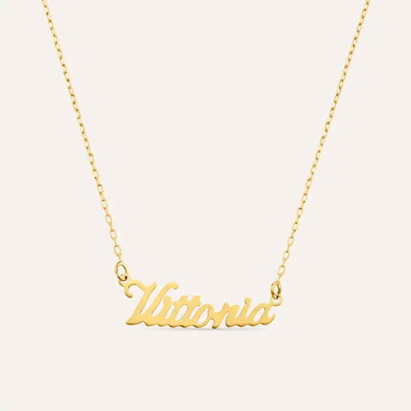 Collana Vittoria Gold Names Oro Giallo