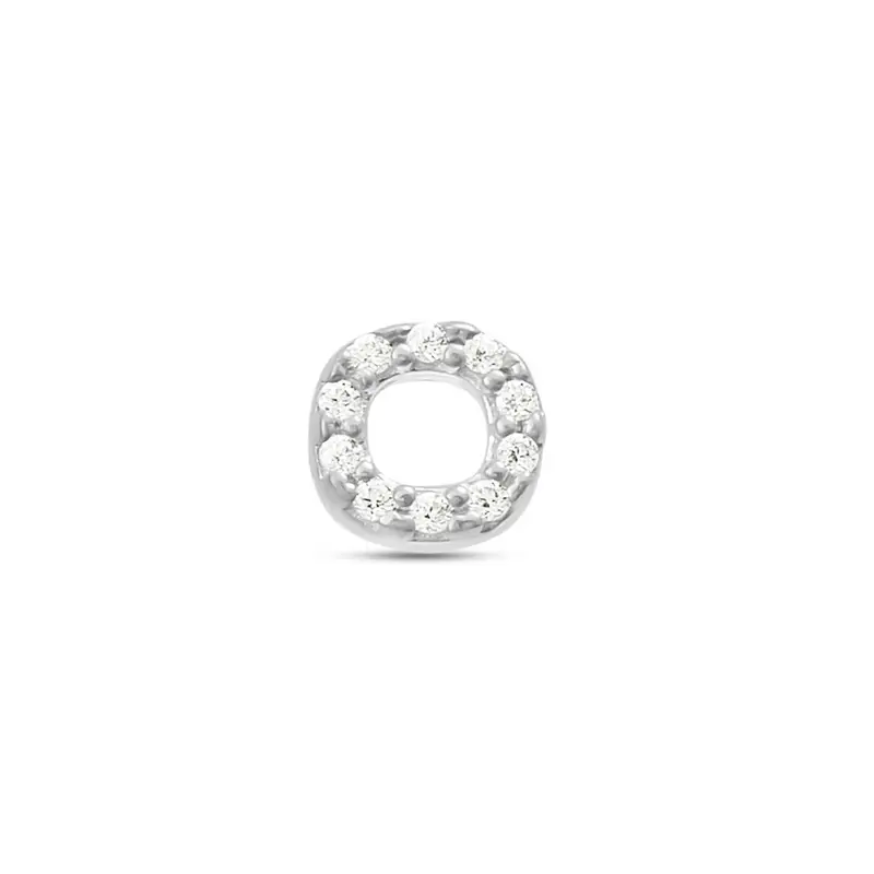 Mono Orecchino Lobo Silver Moments Argento Rodiato Cubic Zirconia