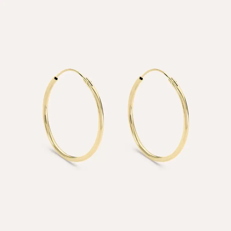 Orecchini A Cerchio Golden Dream Placcato Oro Giallo