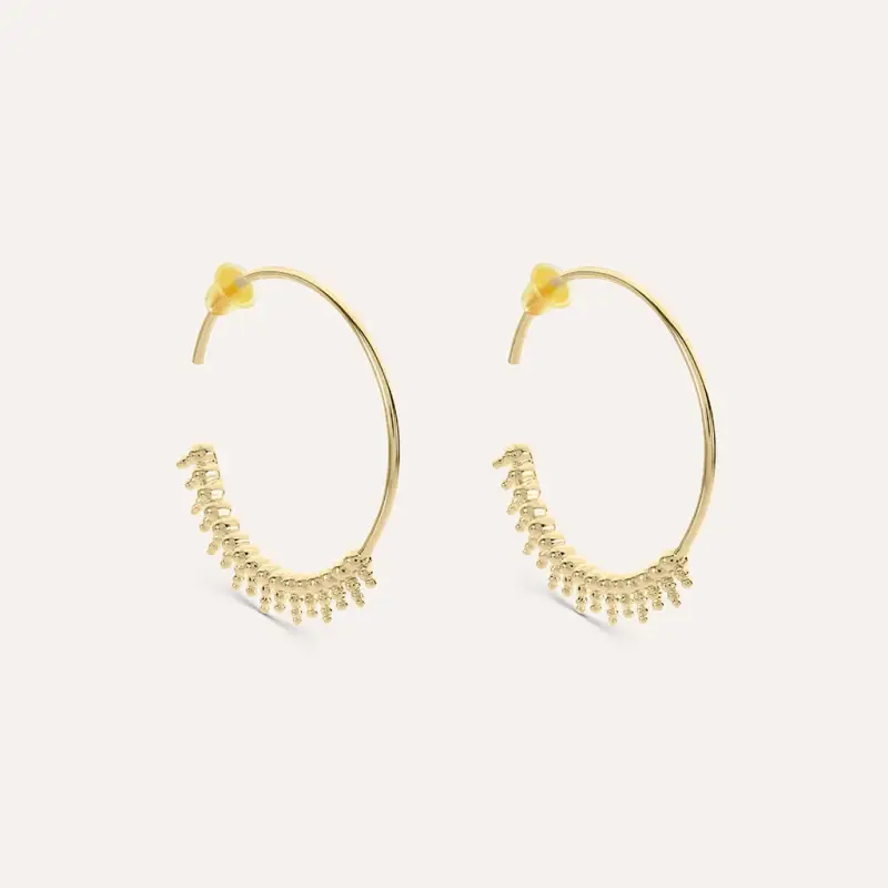 Orecchini A Cerchio Golden Dream Placcato Oro Giallo