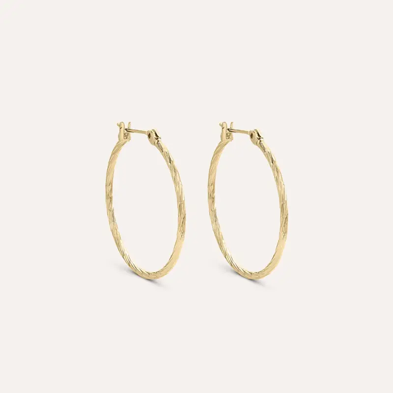 Orecchini A Cerchio Golden Dream Placcato Oro Giallo