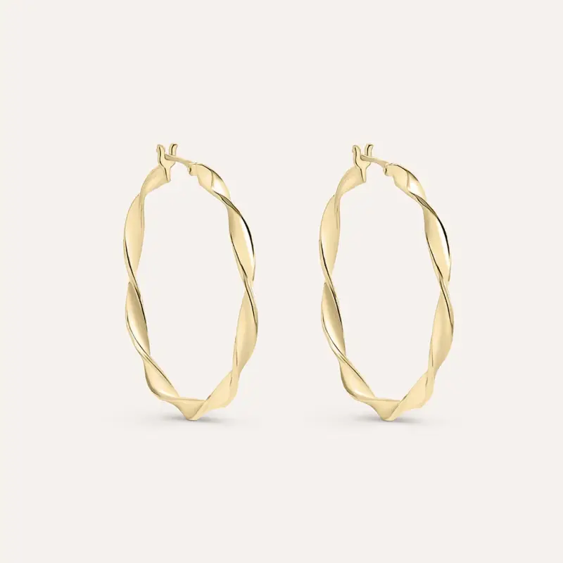 Orecchini A Cerchio Golden Dream Placcato Oro Giallo