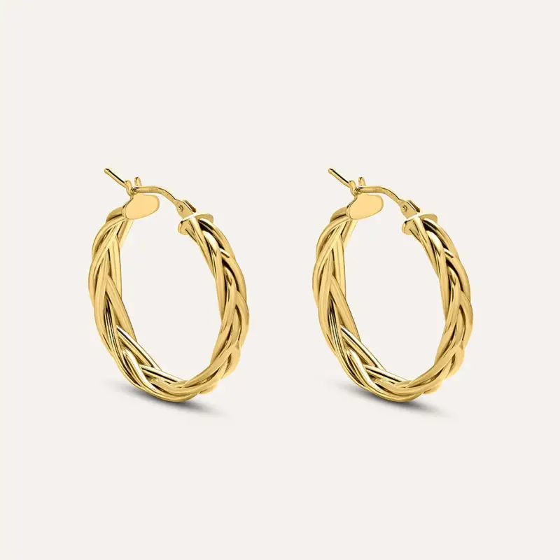 Orecchini A Cerchio Isabelle Oro Giallo