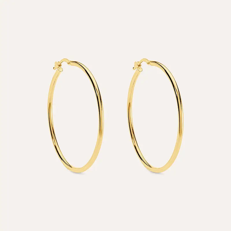 Orecchini A Cerchio Toujours Oro Bianco