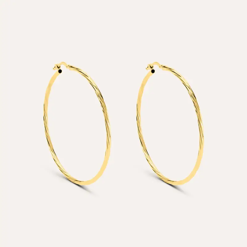 Orecchini A Cerchio Toujours Oro Giallo