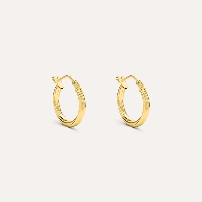 Orecchini A Cerchio Toujours Oro Giallo