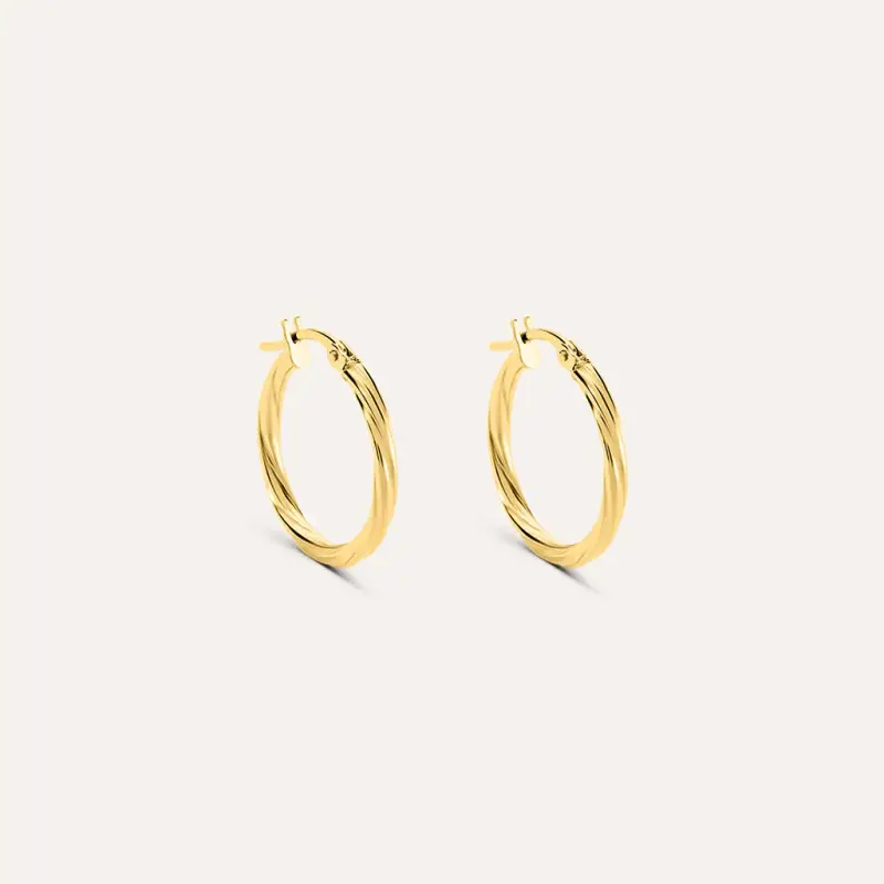 Orecchini A Cerchio Toujours Oro Giallo